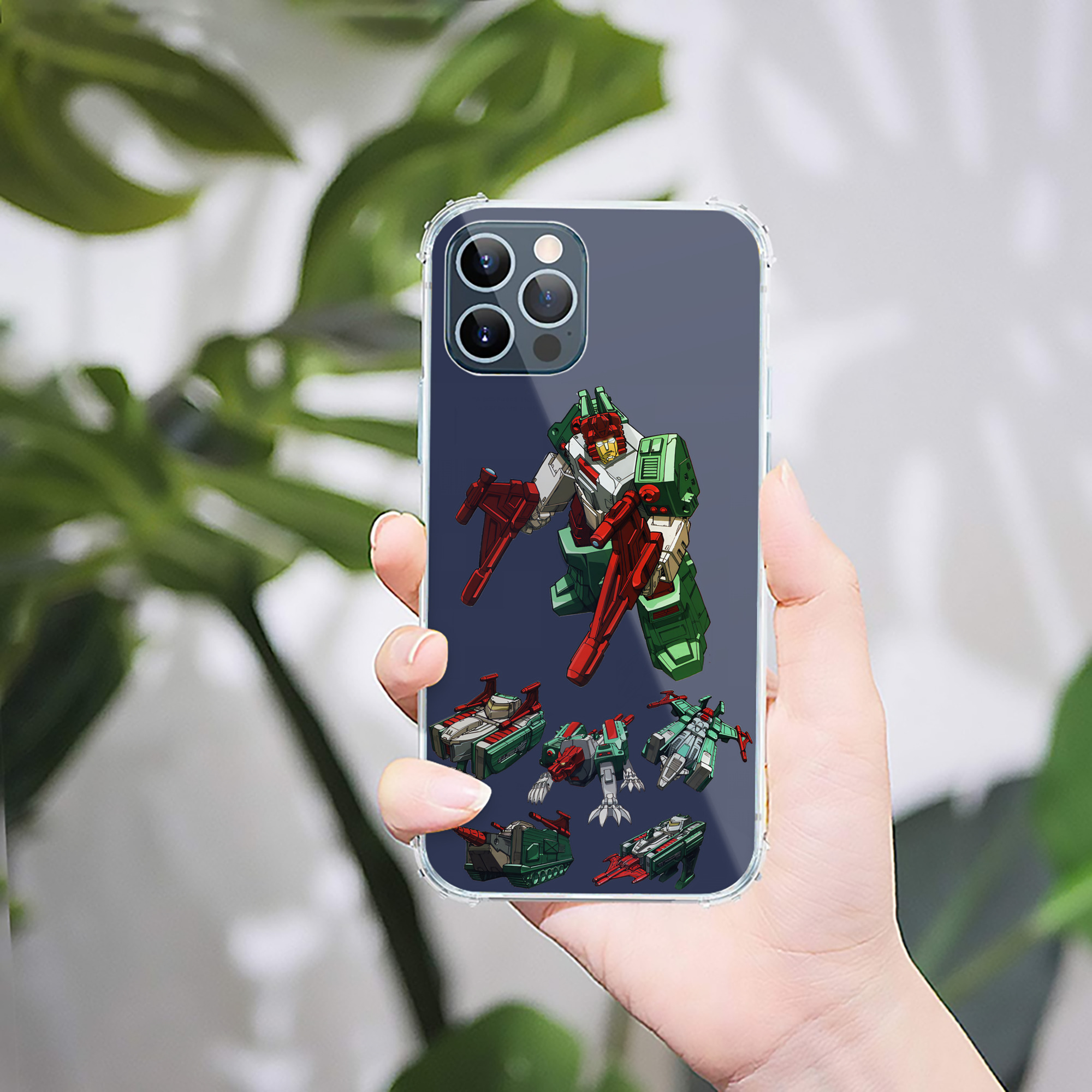 （画像用） Transformers トランスフォーマー 【iPhone 12シリーズ対応】透明スマホケース（クリアソフトケース）